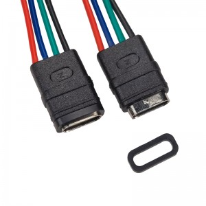 USB-20C-F-06F05L Montagem em painel USB tipo C conector fêmea