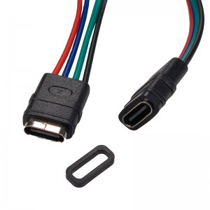 USB-20C-F-06F05L USB-Typ-C-Buchse für Schalttafeleinbau