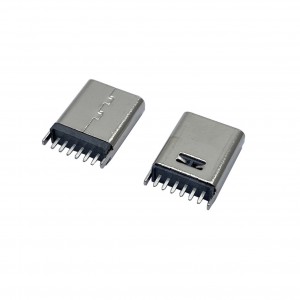 USB-20C-F06-SDH10 USB Type C Jack 6 Pin Through Hole