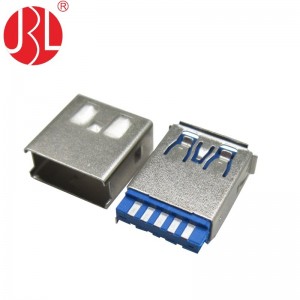 Kabelmontage USB 3.0 Type-A Lötanschluss 9 Positionen mit Metallgehäuse