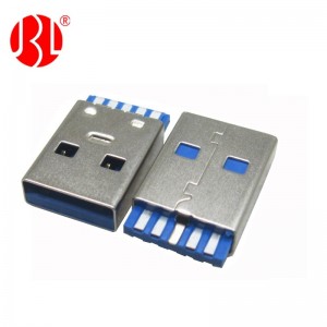 Plugue USB 3.0 tipo A 9 posições de suspensão livre