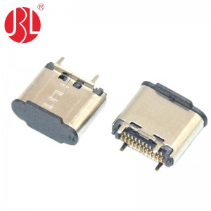 USB-31C-F-01BS02 Receptáculo USB 3.1 tipo C 24 pinos SMD vertical