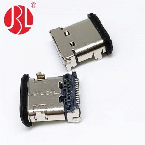 USB-31C-F-011F IP67 étanche USB Type C 24 positions CMS trou traversant