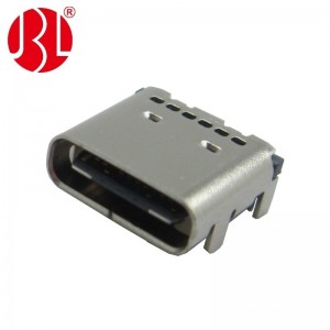 USB-31C-F-04A Receptáculo USB 3.1 Tipo C 24 Pos SMD