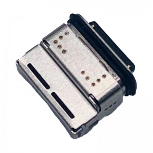 USB-31C-F-45F IPX8 à prova d'água USB 3.1 Tipo C Receptáculo Montagem superior Montagem em superfície 24 pinos USB-C