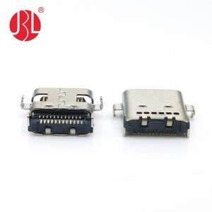 USB-31S-F-04B USB3.1 Tipo C 24Pin SMD USB Tipo-C Receptáculo USB-C SCNUS-UC-124GPF-SORTH