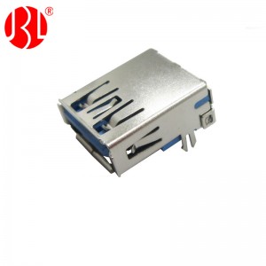 USB A 3.0-Buchse, 9-polig, Durchgangsloch, rechtwinklig