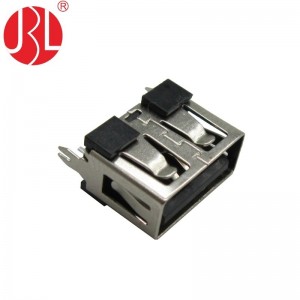 USB-A-SA00-A Разъем USB 2.0 типа A, короткая оболочка, 4 положения DIP
