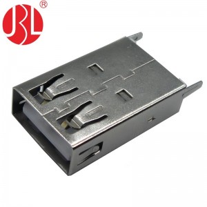 USB-A-SL00-D-H20.5 Длинный корпус USB 2.0, тип A, 4 положения DIP, вертикальный