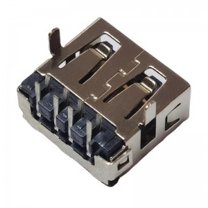 USB-AD-RG70-D USB 2.0 Type A 8Pin Receptacle Connector DIP Right Angle 54-00030