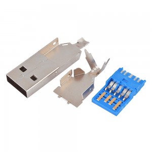 USB-AM-HD03-3.0 USB 3.0 Type A Plug Free Hanging