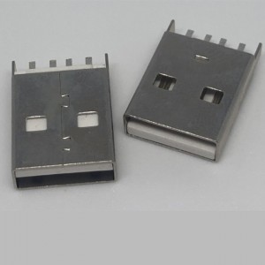USB-AM-SD00 USB 2.0 Type A Plug 4pin DIP Vertical USB A Male Connector