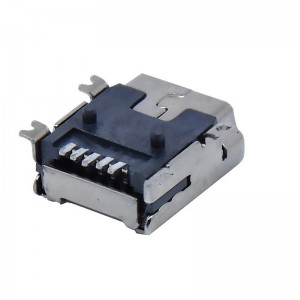 USB-C-RM50E USB Mini B conector de receptáculo 5 pinos SMD ângulo reto