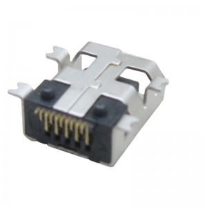 USB-C-RS10 Mini USB Type B Jack 10Pin SMT Right Angle