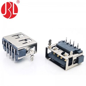 USB-A-RD21-D USB 2.0 Type A Receptacle 4Pin DIP Right Angle USB A Connector