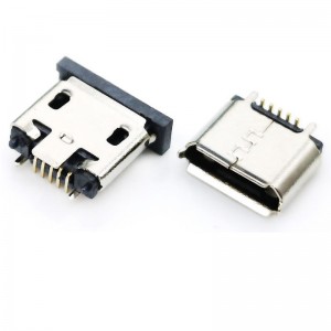 USB-M-SM06 USB Micro B 5 pinos SMT USB 2.0 conector do receptáculo