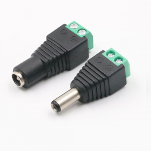 DC Plug Male Connector with Screw Terminals