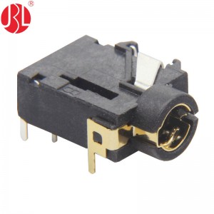 PJ-362 3.5mm Audio Jack Through Hole Right Angle