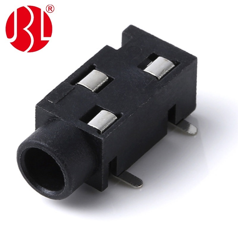 Pj-381n 3.5mm Audio Socket 5pin Right Angle Smt Type