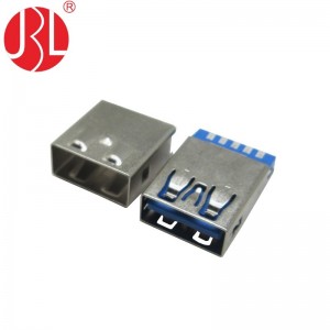 Свободновисящий кабельный монтаж Розетка USB 3.0 типа A, 9 позиций